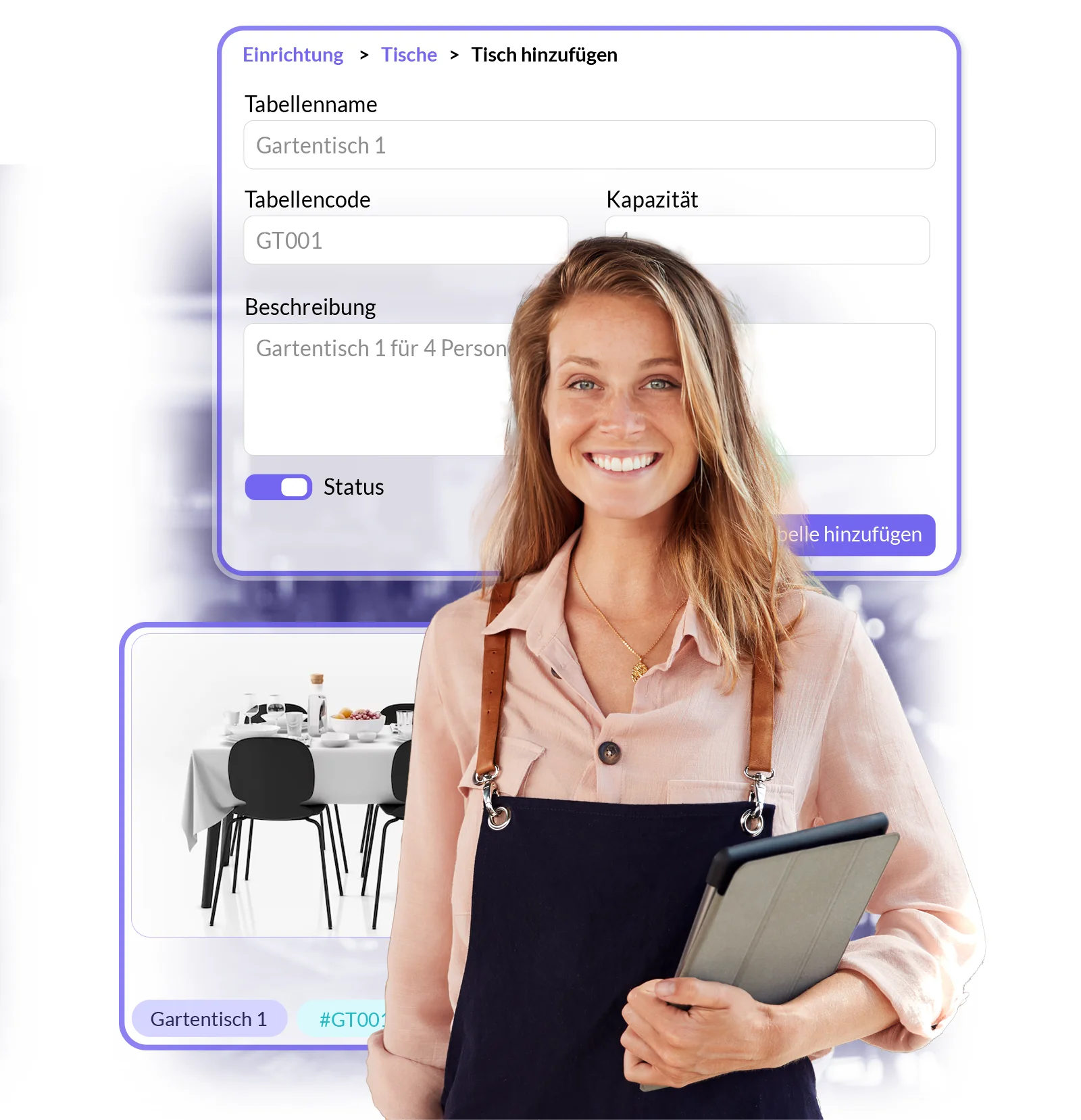 Tischreservierungs-App für Restaurants
